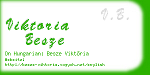 viktoria besze business card
